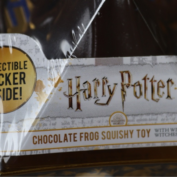 Harry Potter chocolate frog squishy toy with sticker. New - Picture 3 of 5